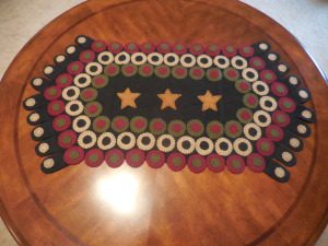 Penny Rug Table Runner: The TImeless Treasre
