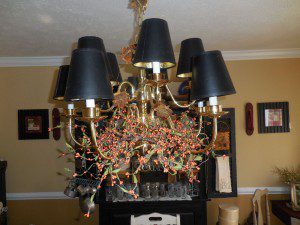 Fall Decorating For Your Dining Room Chandelier:Timeless Treasure Trove