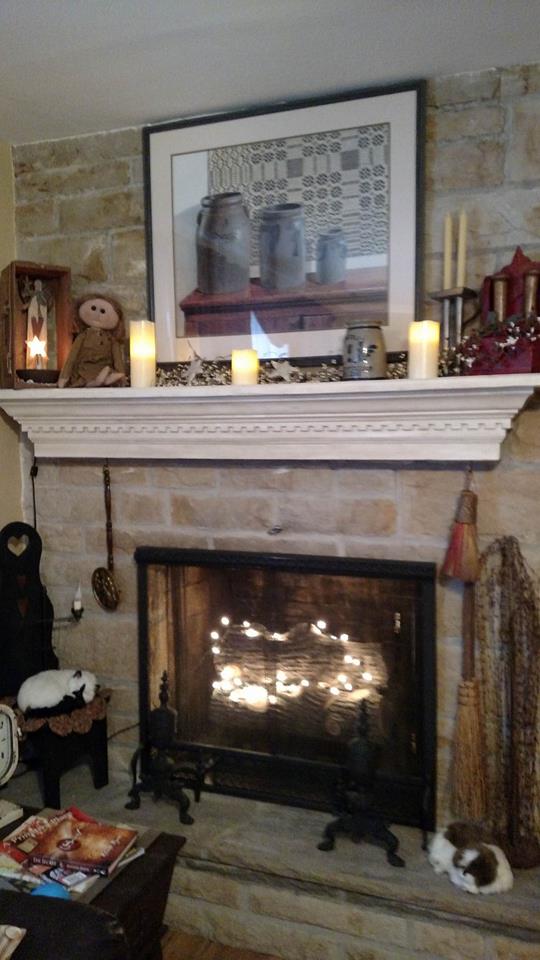  How to decorate a mantel: Timeless Treasure Trove