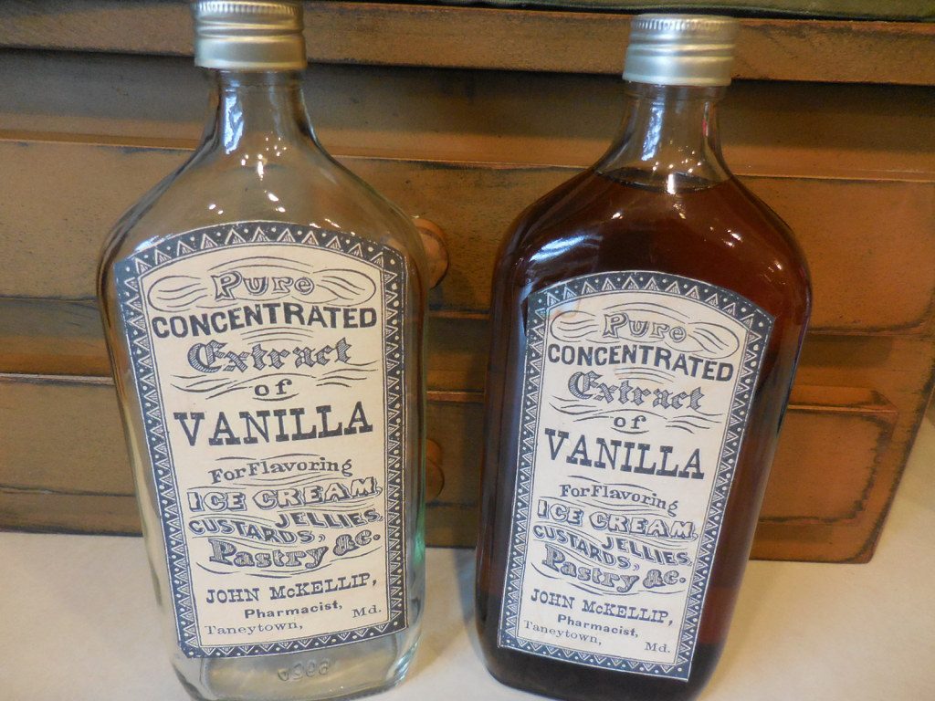 Vintage Look Vanilla Bottle — Timeless Treasure Trove 
